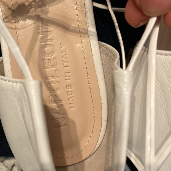 Napoleoni Ankle Wrap Flats - Picture 4 of 5